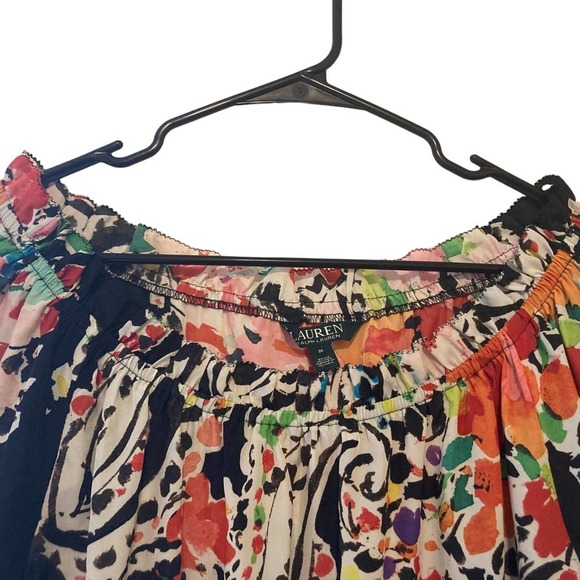 Lauren Ralph Lauren Orditsy Floral Blouse - Size M - Picture 5 of 7
